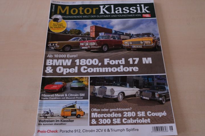 Deckblatt Motor Klassik (06/2018)